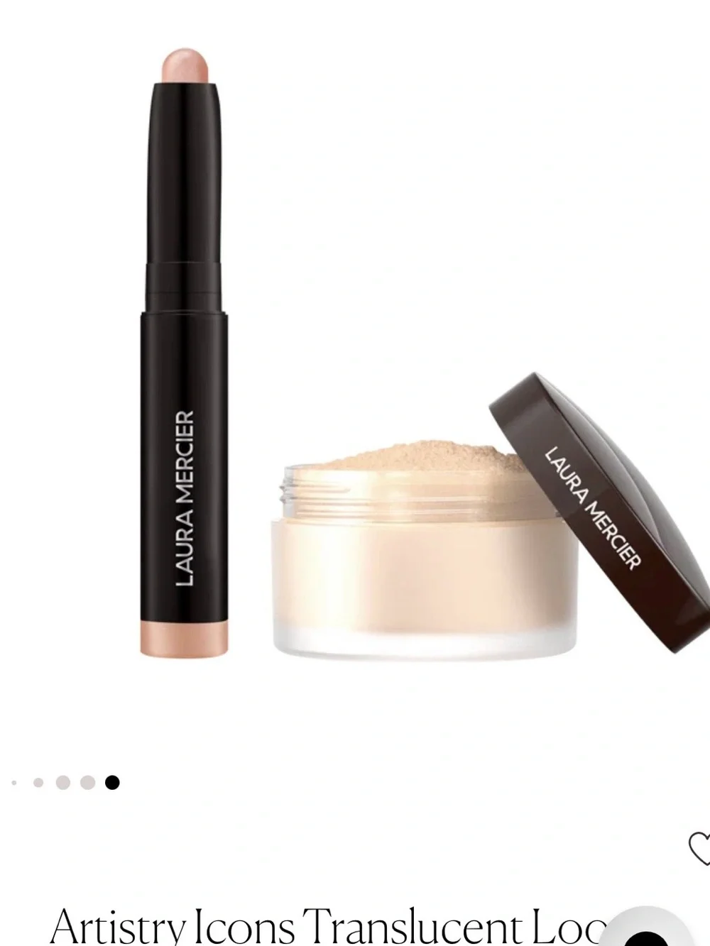 laura mercier Translucent Loose Powder & Cream Highlighter Stick - Beige